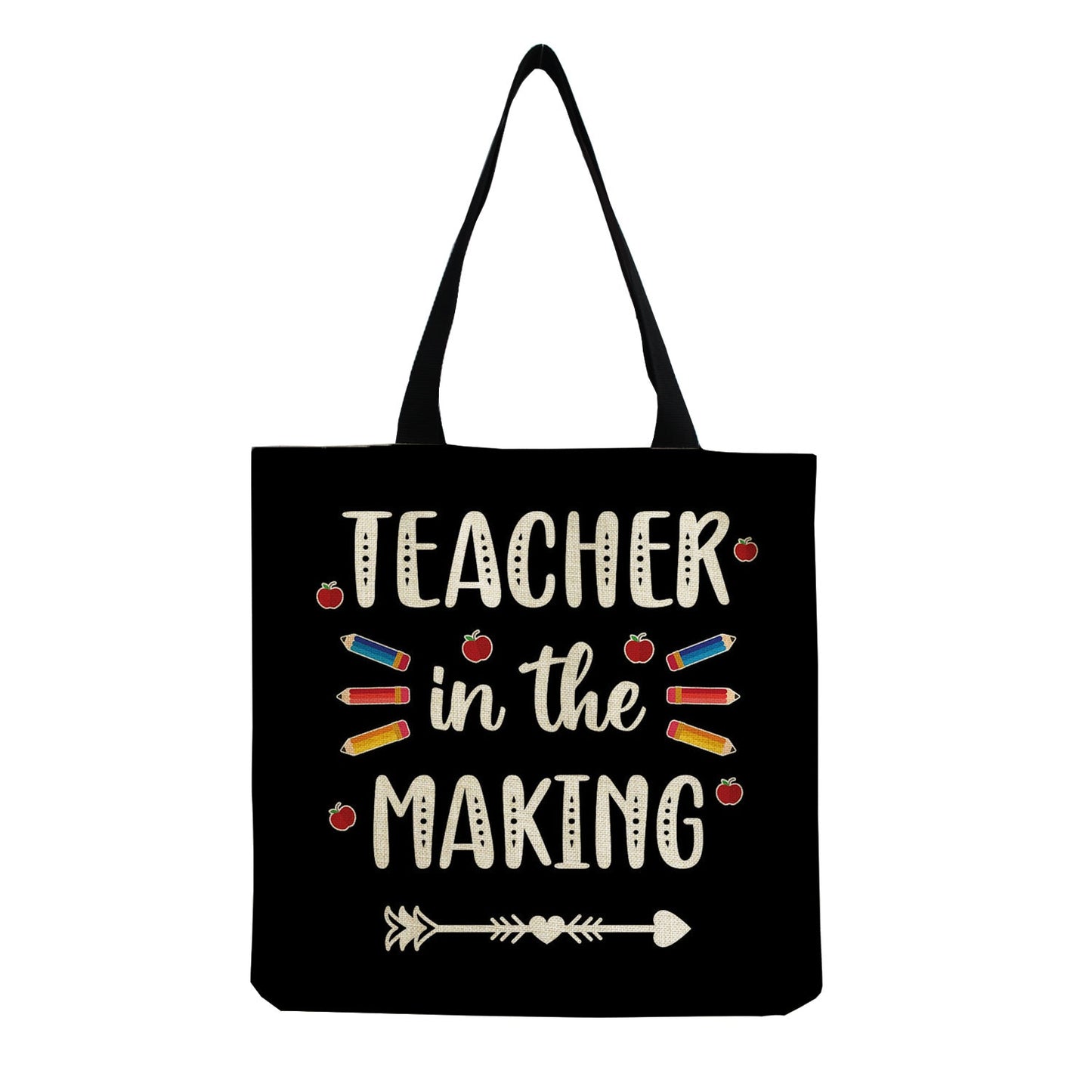 TEACHER'S LINEN TOTE BAGS - TEACHER'S GIFT, CHRISTMAS GIFT, THANK YOU GIFT