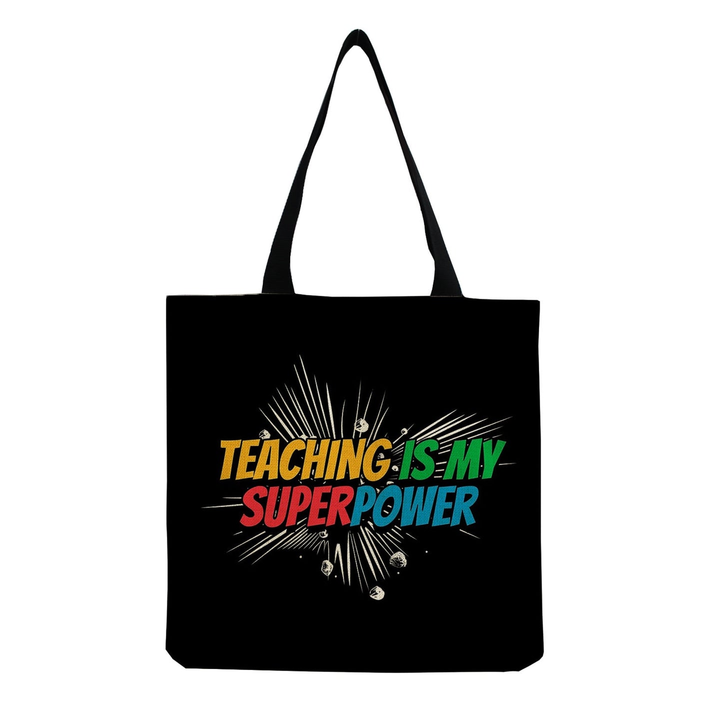 TEACHER'S LINEN TOTE BAGS - TEACHER'S GIFT, CHRISTMAS GIFT, THANK YOU GIFT