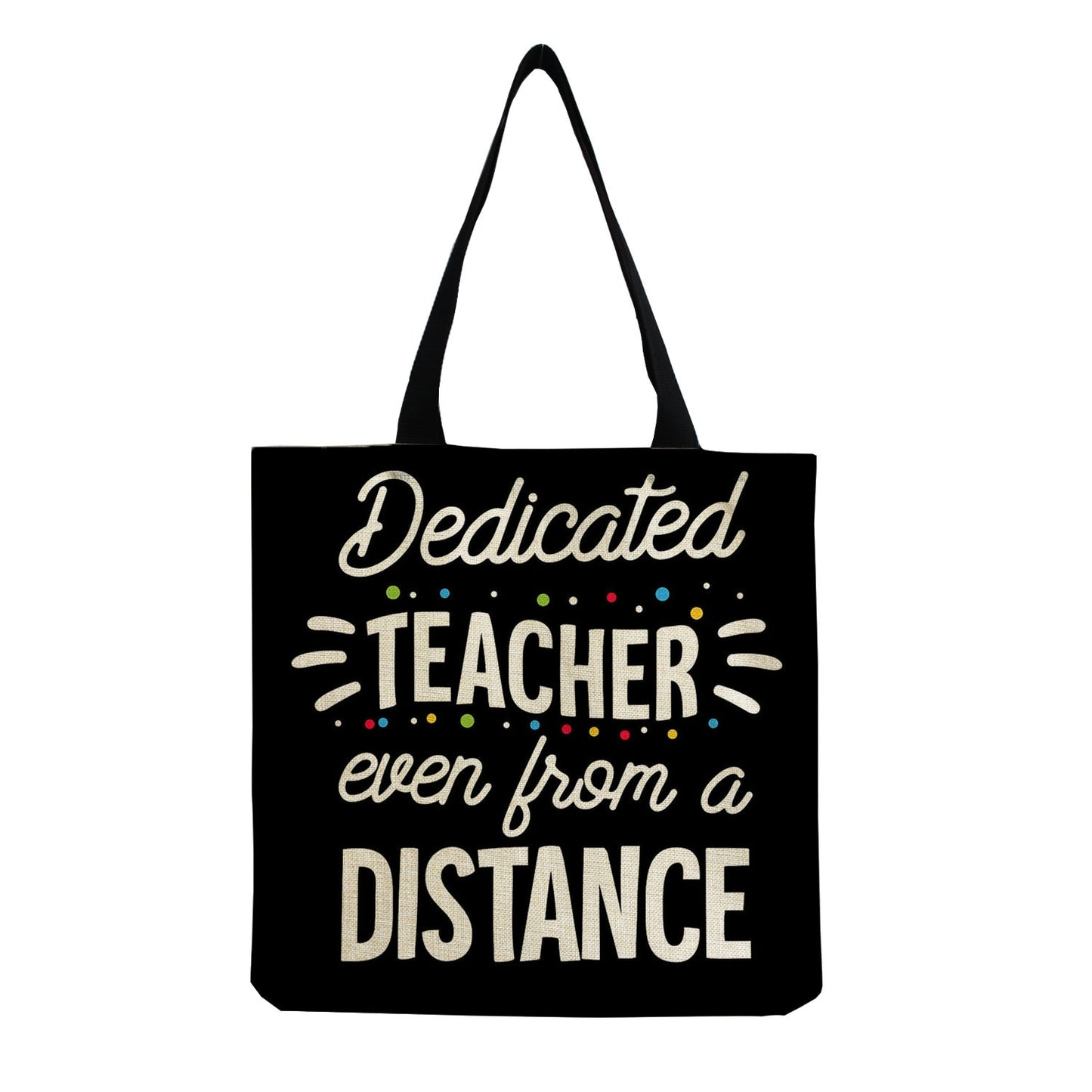 TEACHER'S LINEN TOTE BAGS - TEACHER'S GIFT, CHRISTMAS GIFT, THANK YOU GIFT