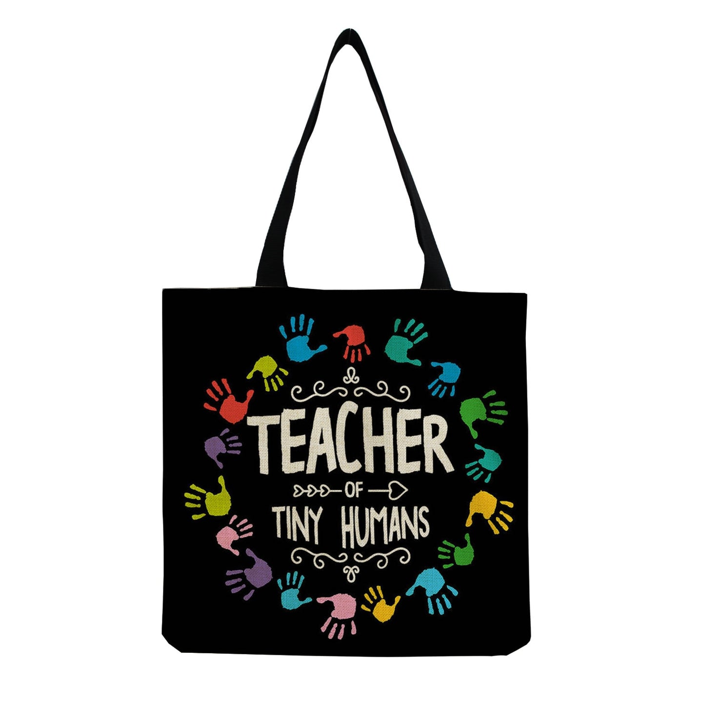 TEACHER'S LINEN TOTE BAGS - TEACHER'S GIFT, CHRISTMAS GIFT, THANK YOU GIFT