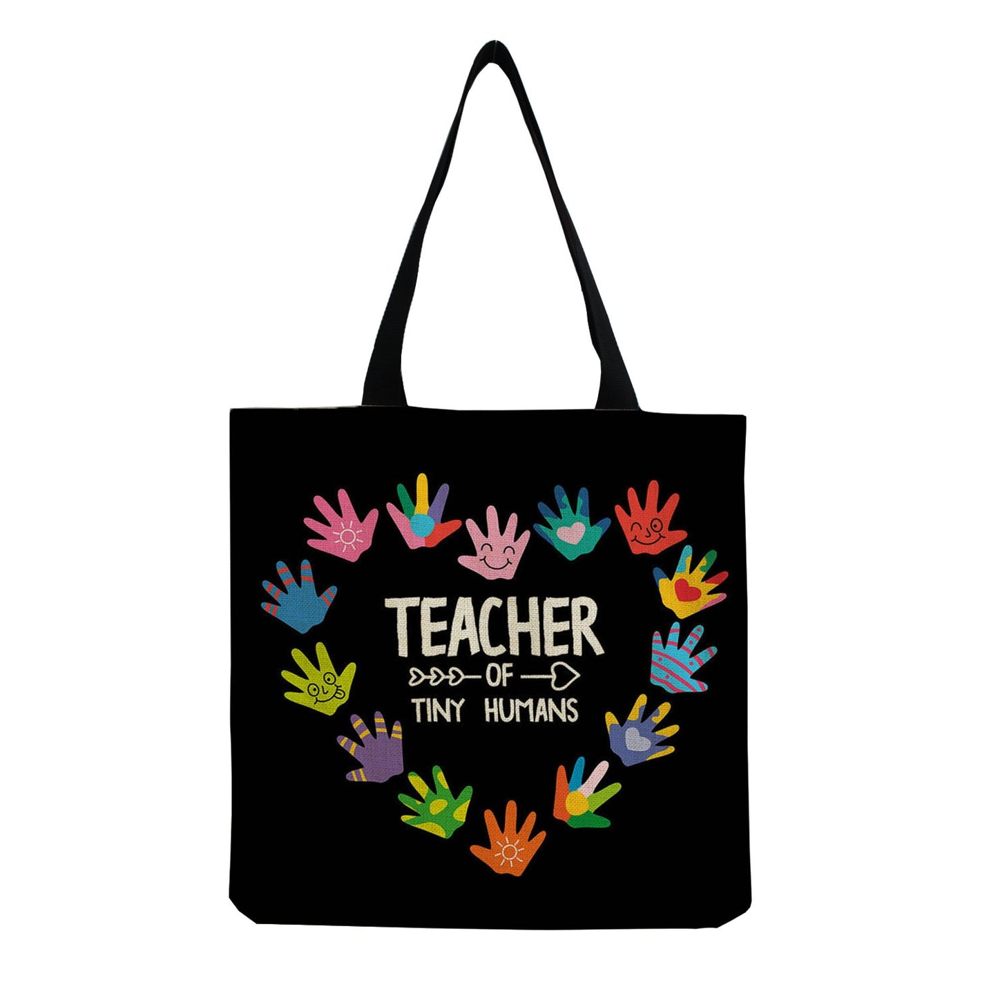 TEACHER'S LINEN TOTE BAGS - TEACHER'S GIFT, CHRISTMAS GIFT, THANK YOU GIFT