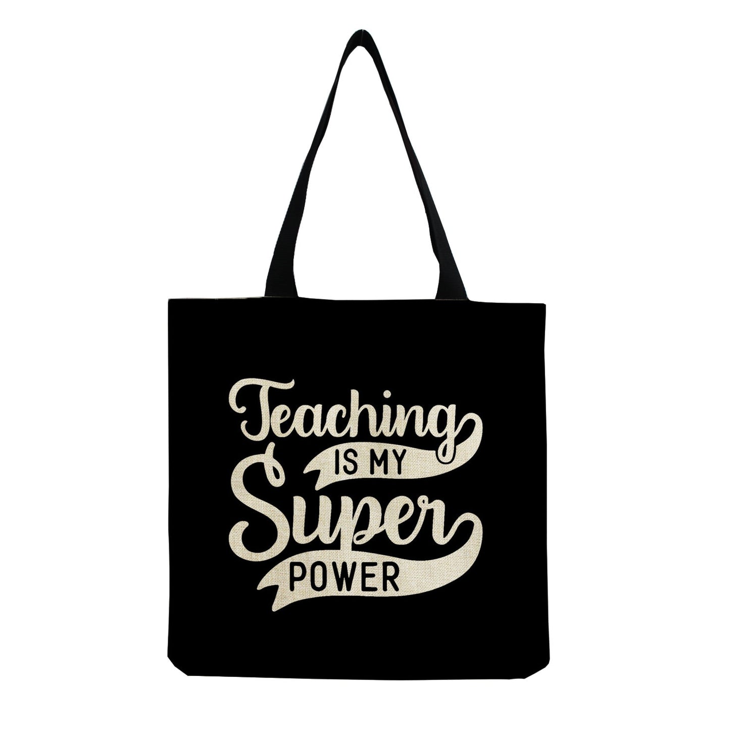 TEACHER'S LINEN TOTE BAGS - TEACHER'S GIFT, CHRISTMAS GIFT, THANK YOU GIFT