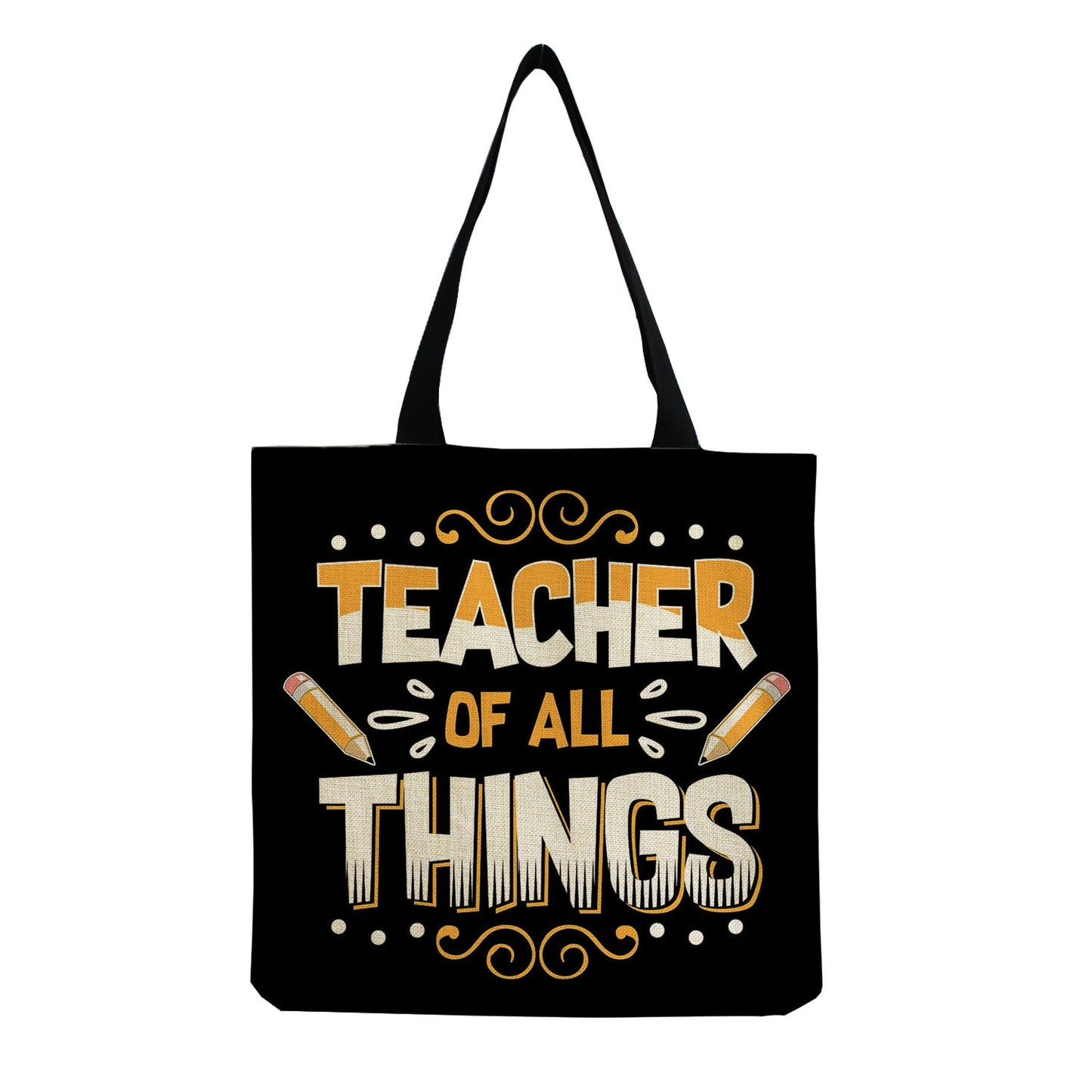 TEACHER'S LINEN TOTE BAGS - TEACHER'S GIFT, CHRISTMAS GIFT, THANK YOU GIFT