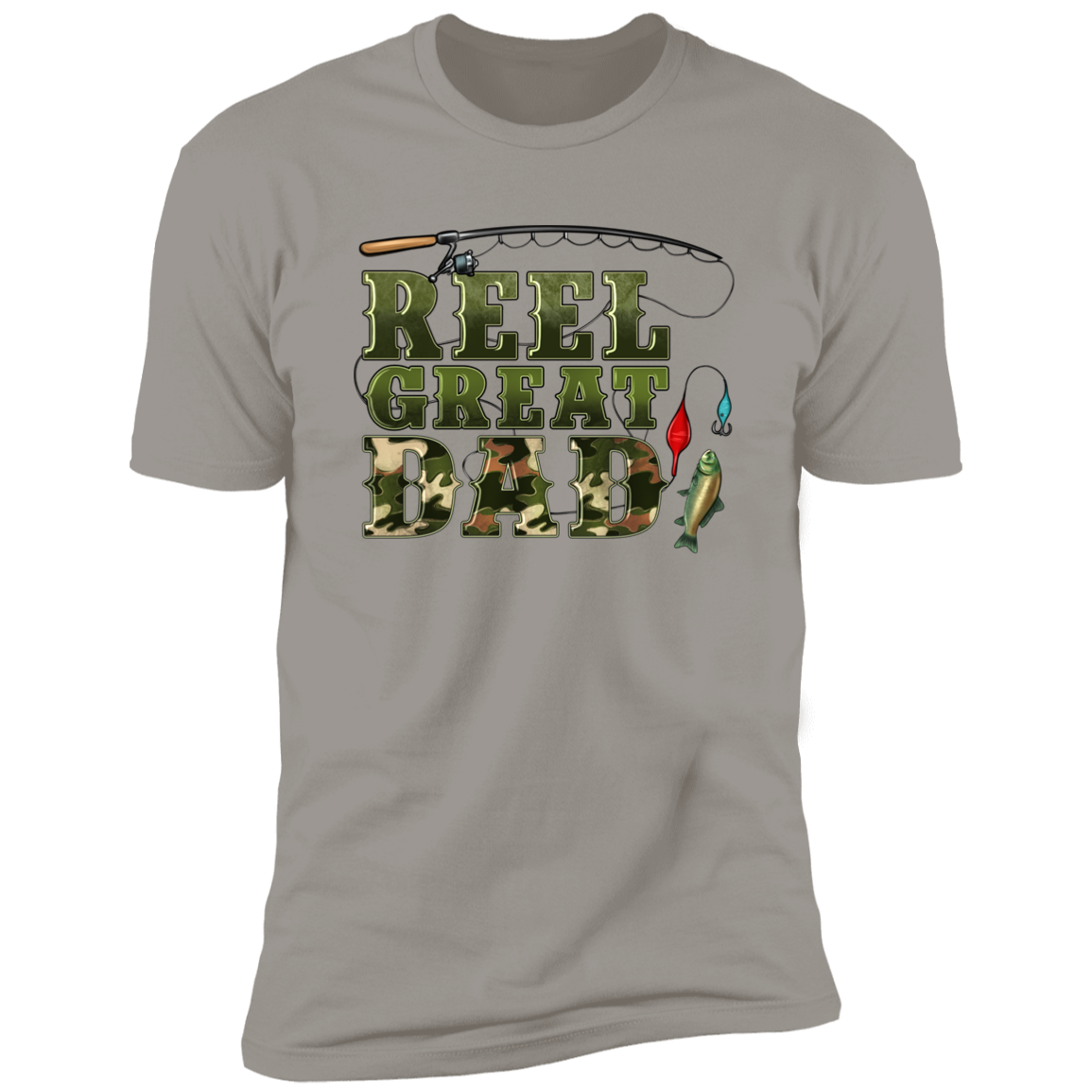 REEL GREAT DAD PREMIUM SHORT SLEEVE T-SHIRT
