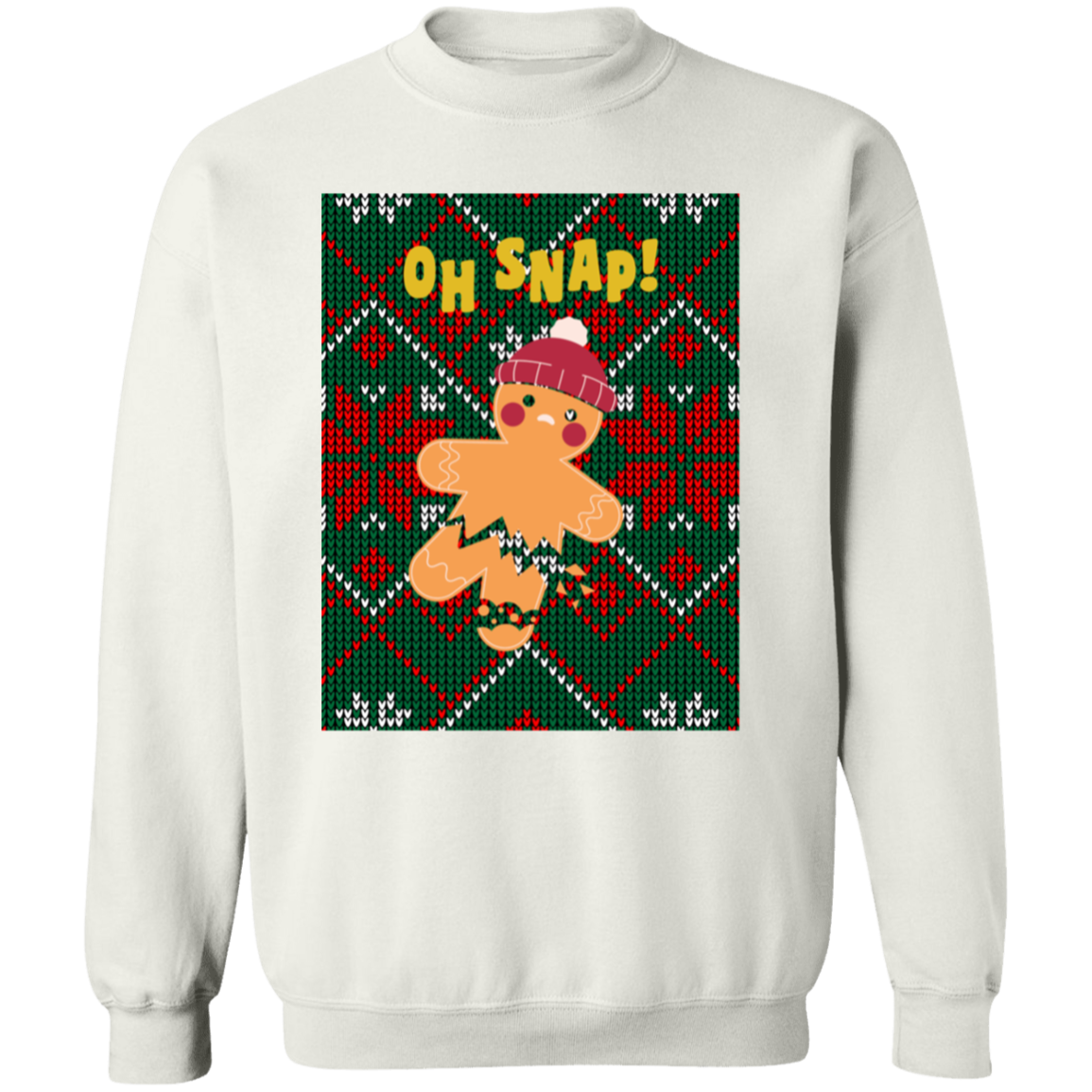 OH SNAP! GINGER BREAD MAN CREWNECK SWEATER