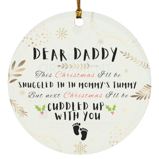 DEAR DADDY CHRISTMAS ORNAMENT
