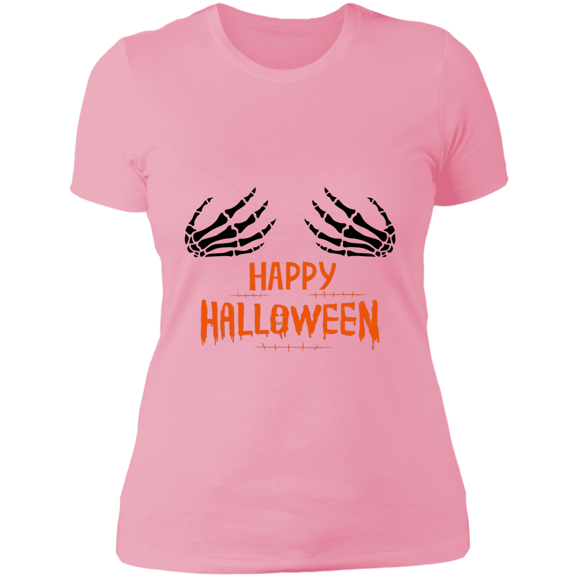 SKELETON HANDS LADIES BOYFRIEND T-SHIRT