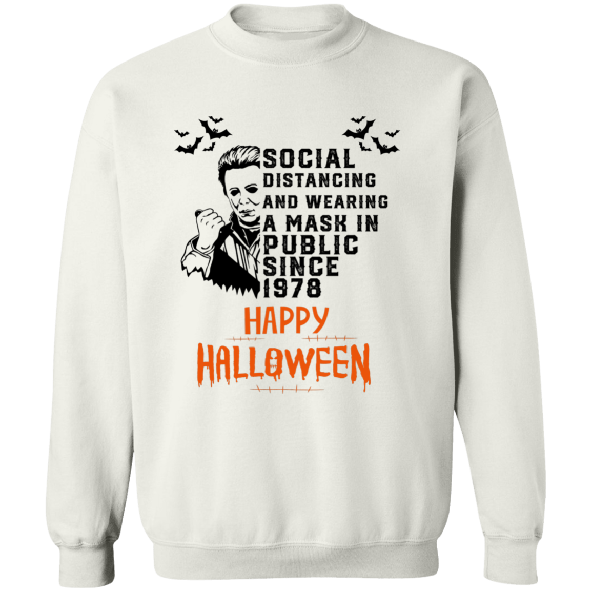 JASON HAPPY HALLOWEEN CREWNECK SWEATSHIRT