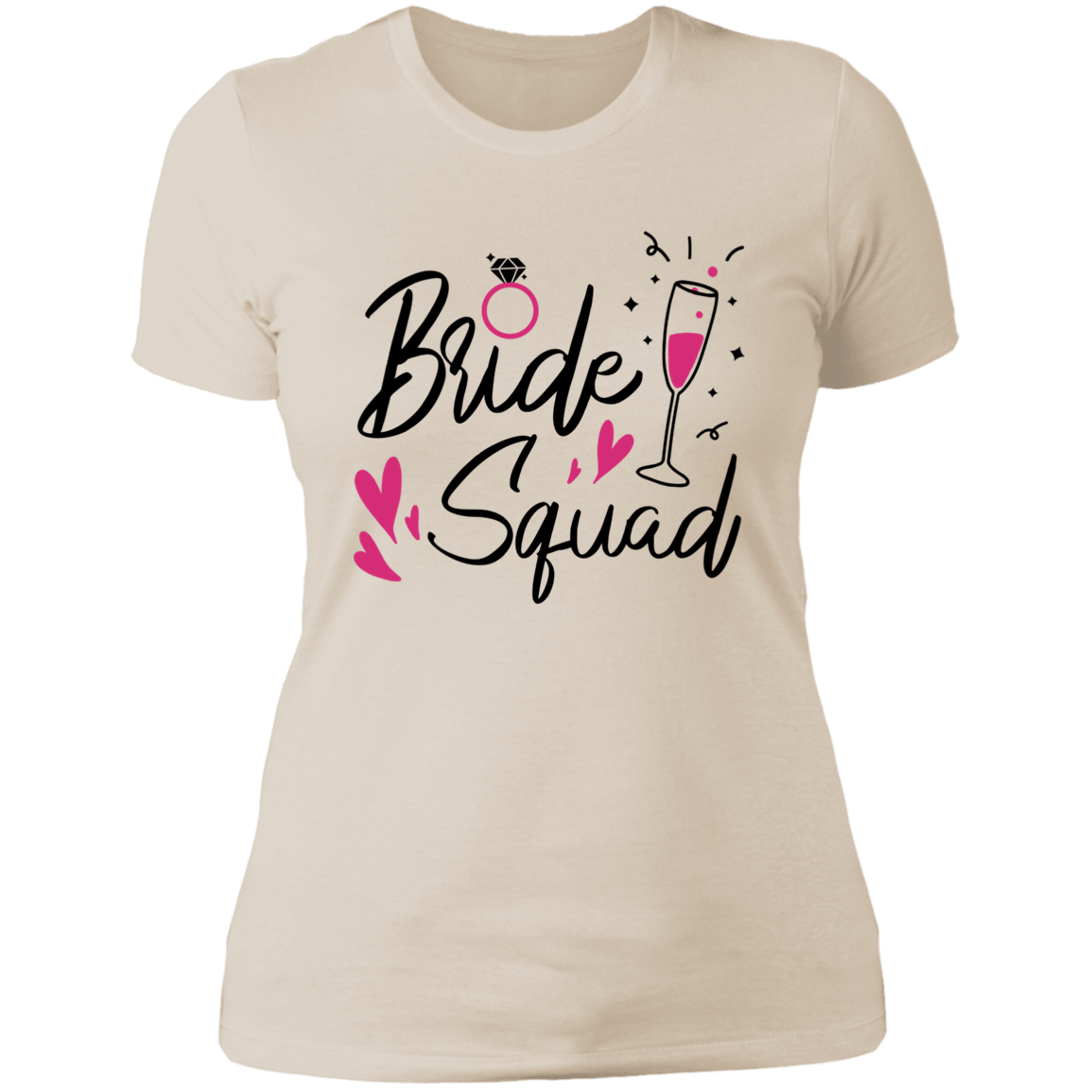CHAMPAGNE BRIDE SQUAD T-SHIRT