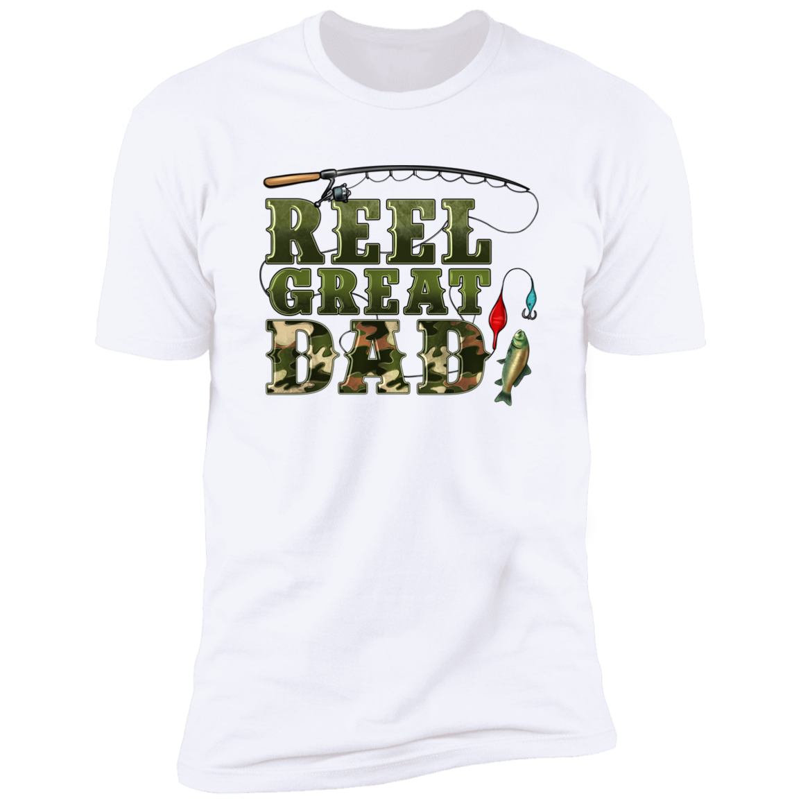 REEL GREAT DAD PREMIUM SHORT SLEEVE T-SHIRT