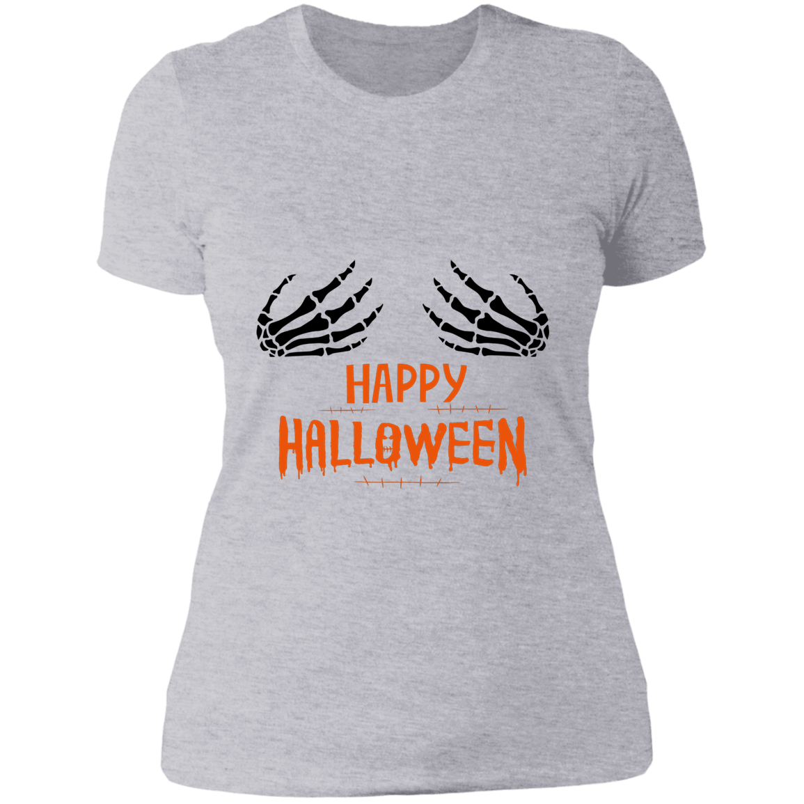 SKELETON HANDS LADIES BOYFRIEND T-SHIRT