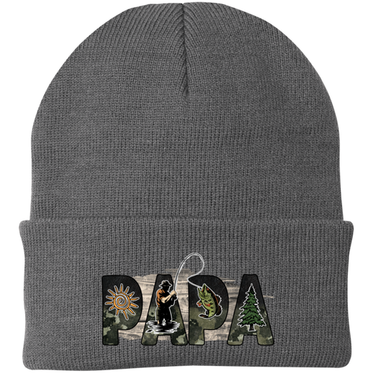 PAPA FISHING KNIT CAP