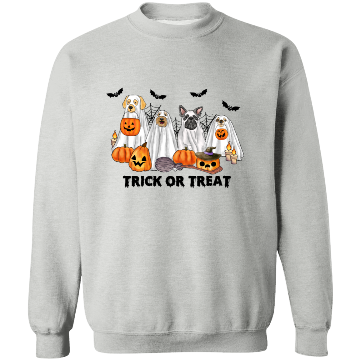 TRICK OR TREAT CREWNECK SWEATSHIRT