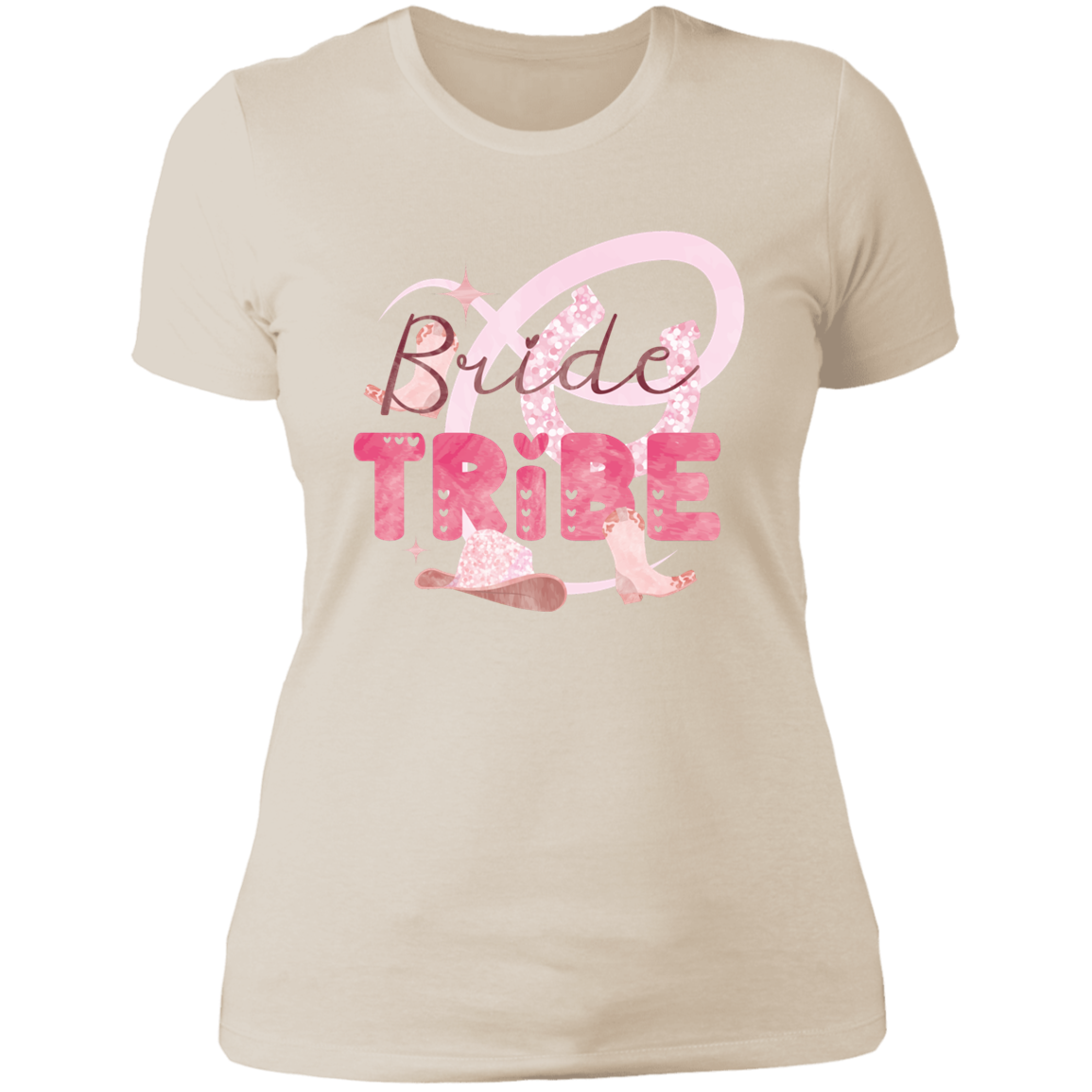 BRIDE TRIBE COW GIRL T-SHIRT