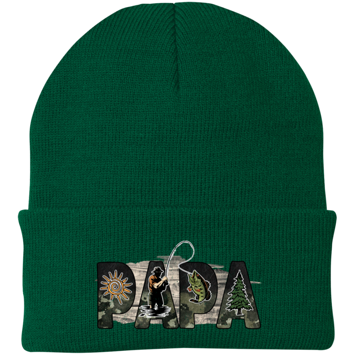 PAPA FISHING KNIT CAP
