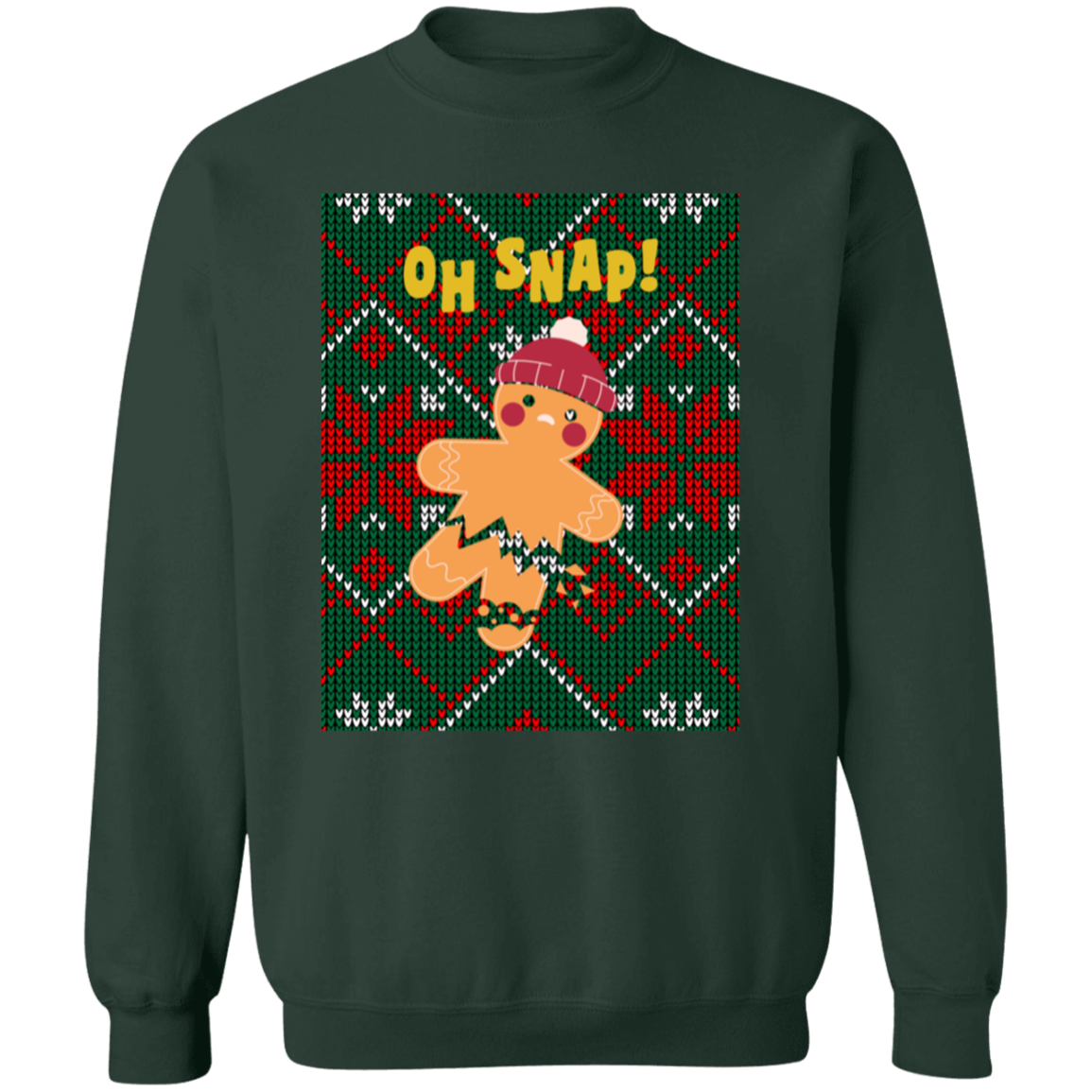 OH SNAP! GINGER BREAD MAN CREWNECK SWEATER