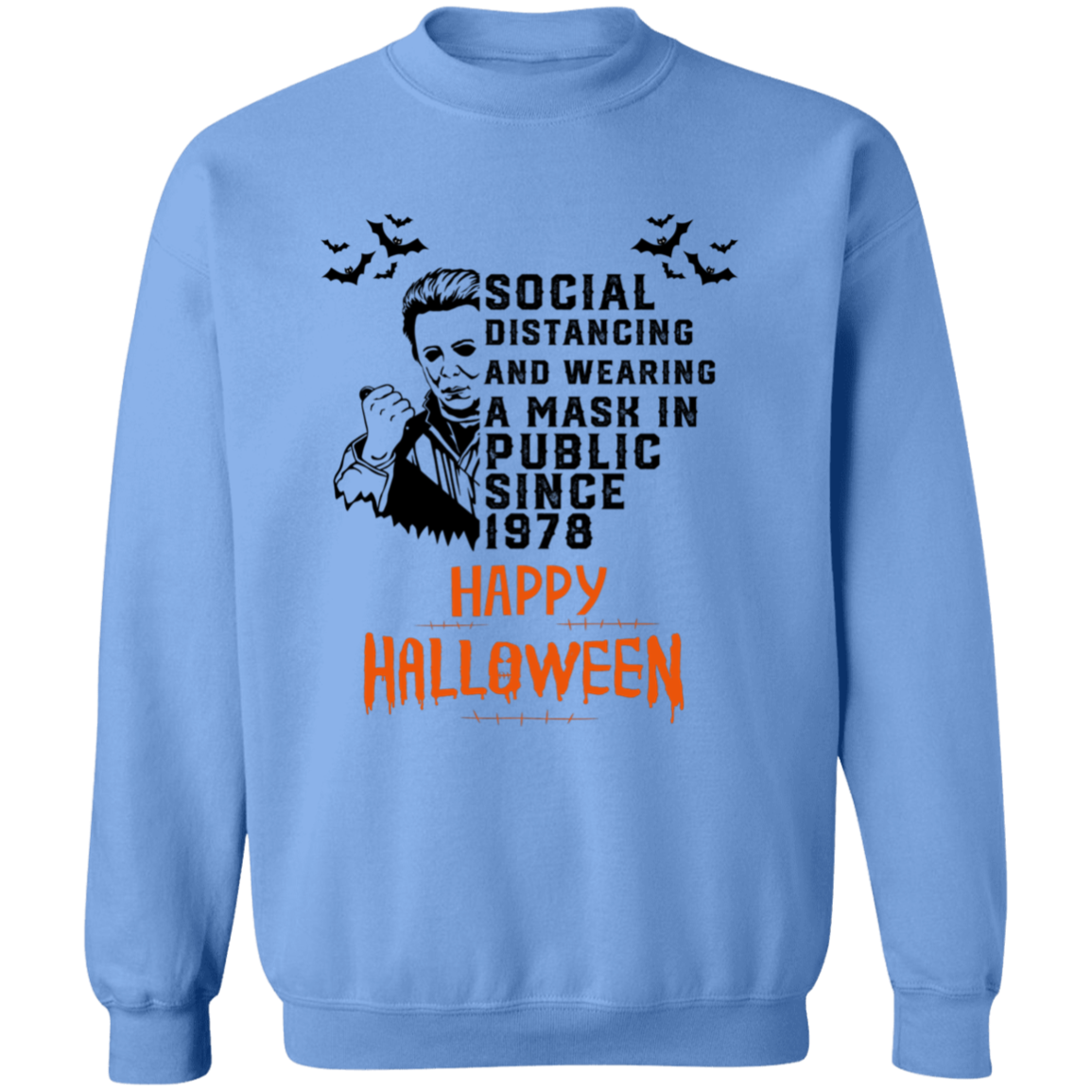 JASON HAPPY HALLOWEEN CREWNECK SWEATSHIRT