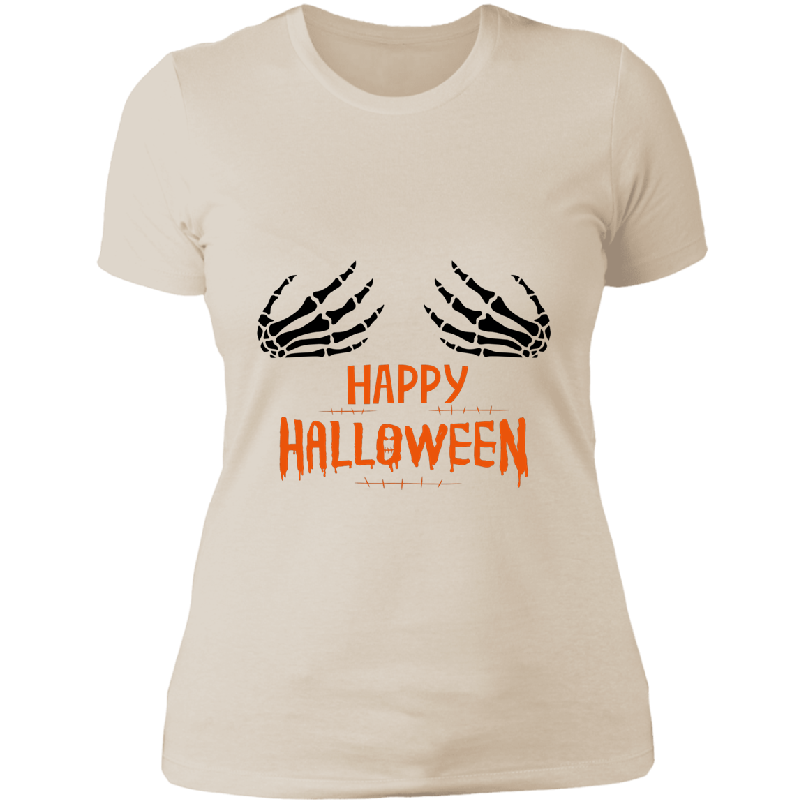 SKELETON HANDS LADIES BOYFRIEND T-SHIRT