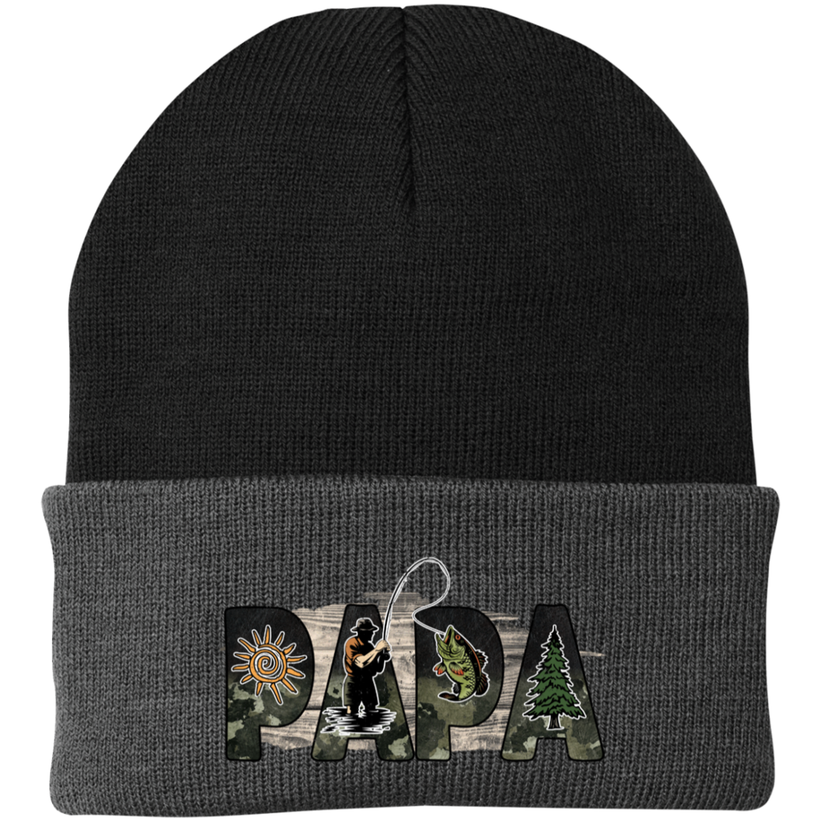 PAPA FISHING KNIT CAP