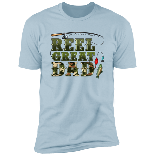 REEL GREAT DAD PREMIUM SHORT SLEEVE T-SHIRT
