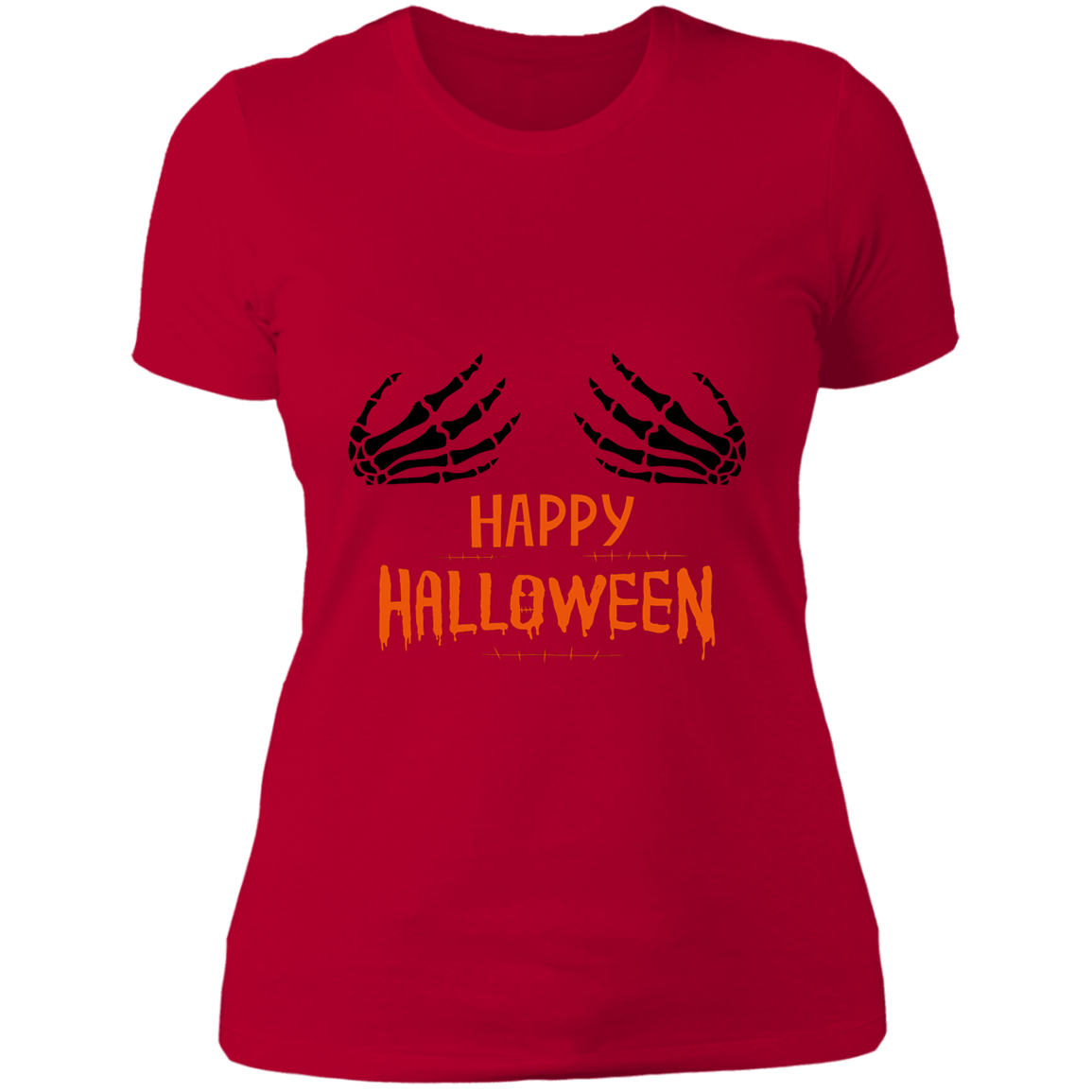 SKELETON HANDS LADIES BOYFRIEND T-SHIRT