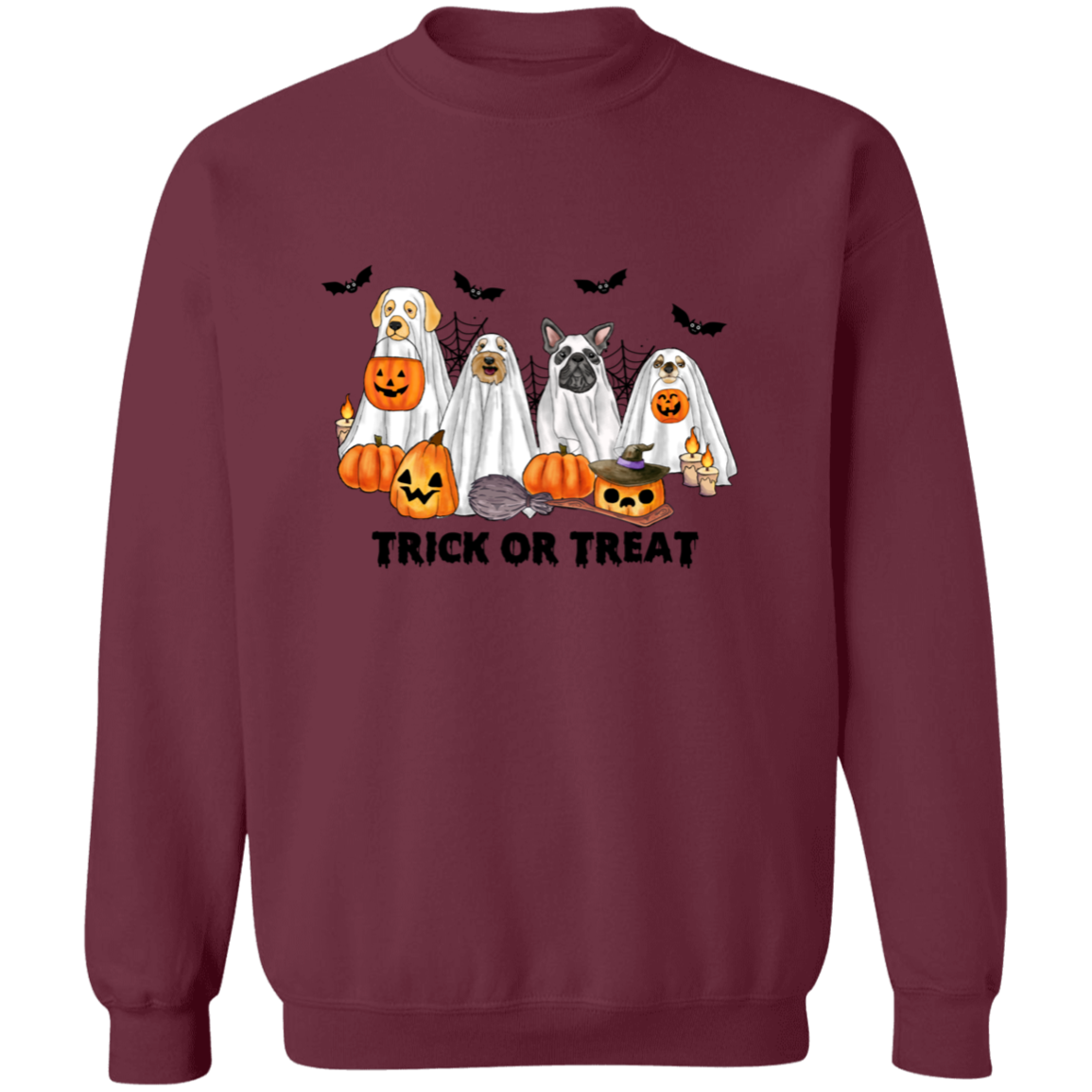 TRICK OR TREAT CREWNECK SWEATSHIRT