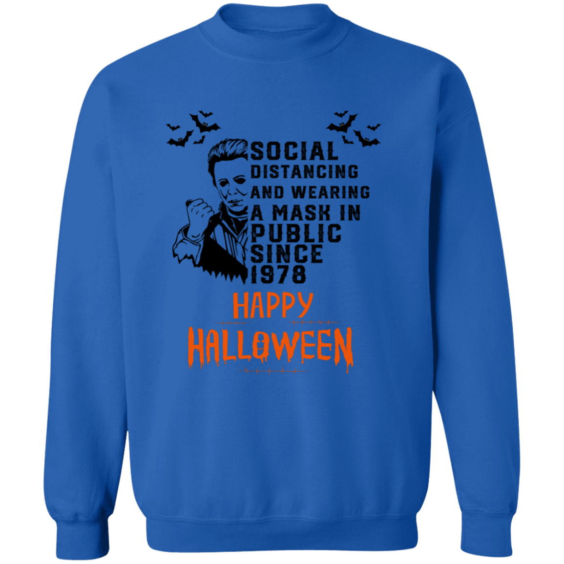 JASON HAPPY HALLOWEEN CREWNECK SWEATSHIRT