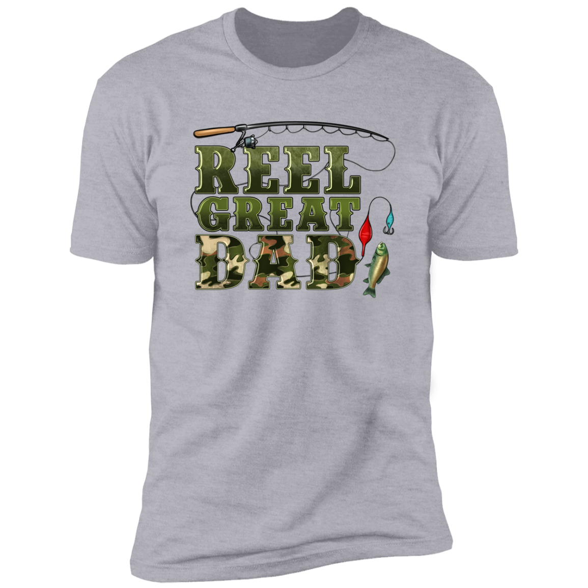 REEL GREAT DAD PREMIUM SHORT SLEEVE T-SHIRT