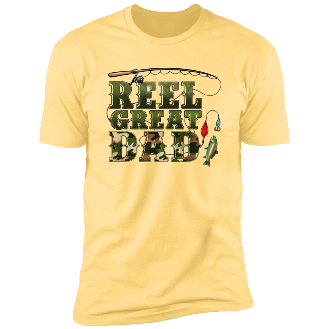 REEL GREAT DAD PREMIUM SHORT SLEEVE T-SHIRT