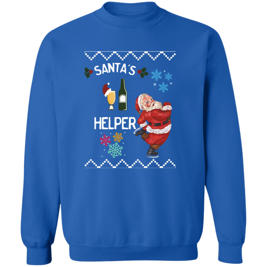 SANTA'S HELPER CREWNECK CHRISTMAS SWEATER