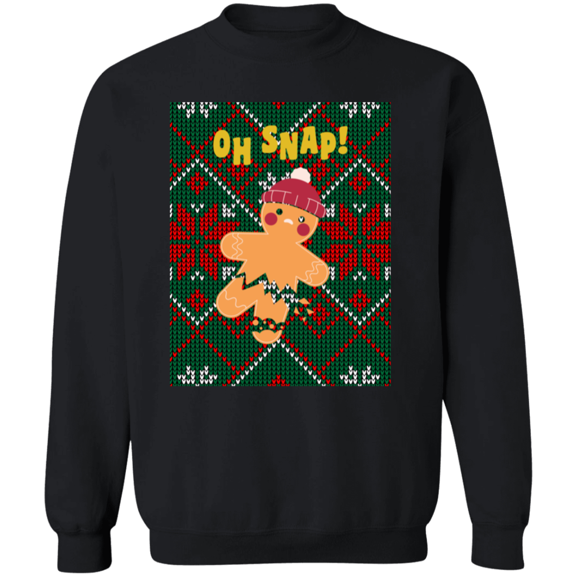 OH SNAP! GINGER BREAD MAN CREWNECK SWEATER