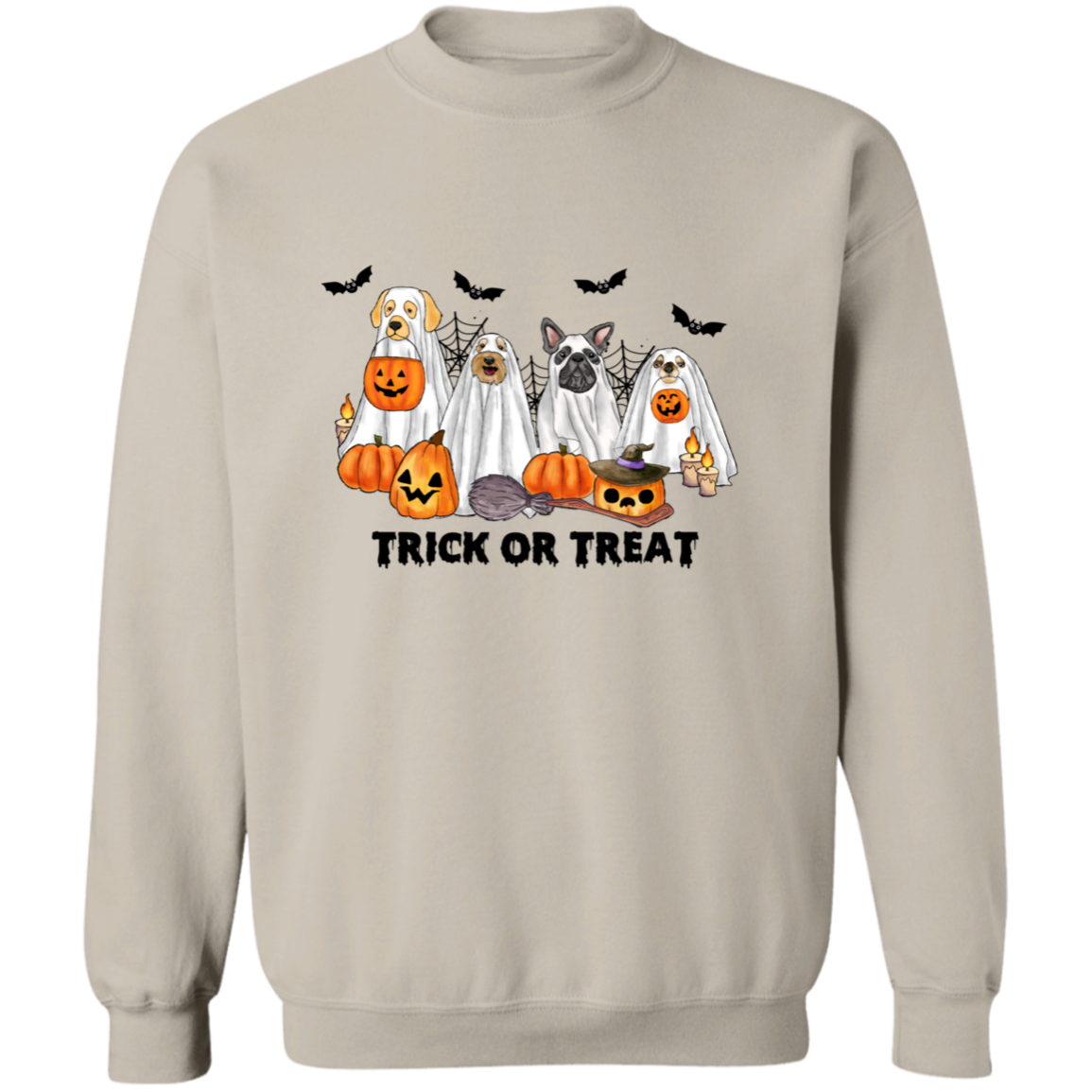 TRICK OR TREAT CREWNECK SWEATSHIRT
