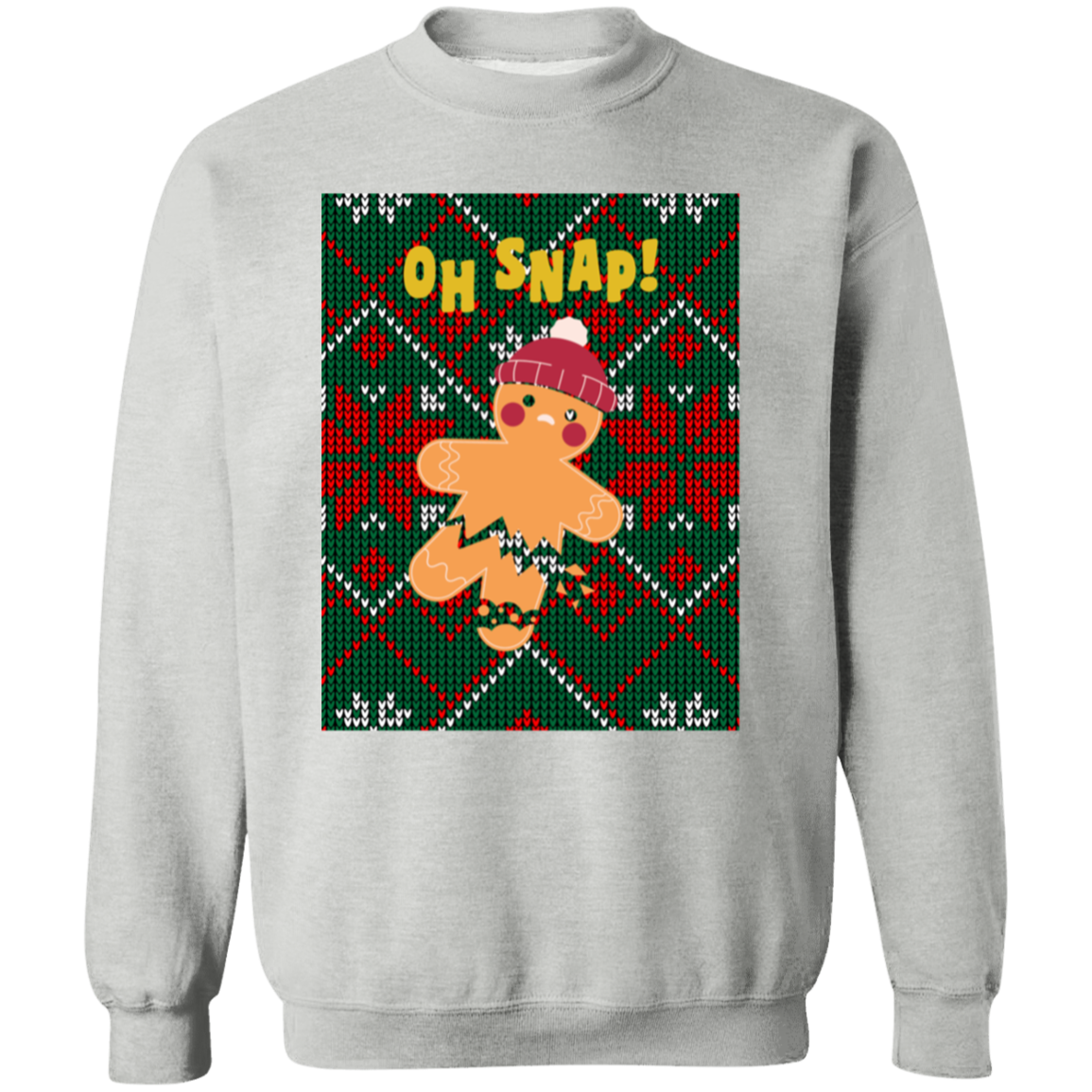 OH SNAP! GINGER BREAD MAN CREWNECK SWEATER