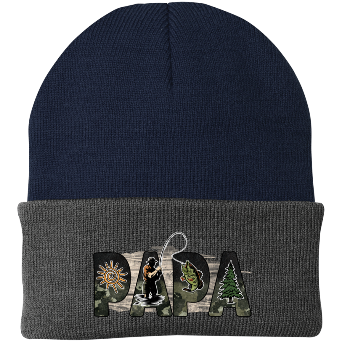PAPA FISHING KNIT CAP