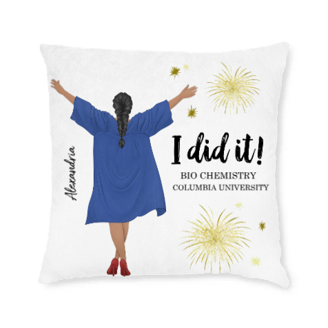 I DID IT! GRADUATION PILLOW