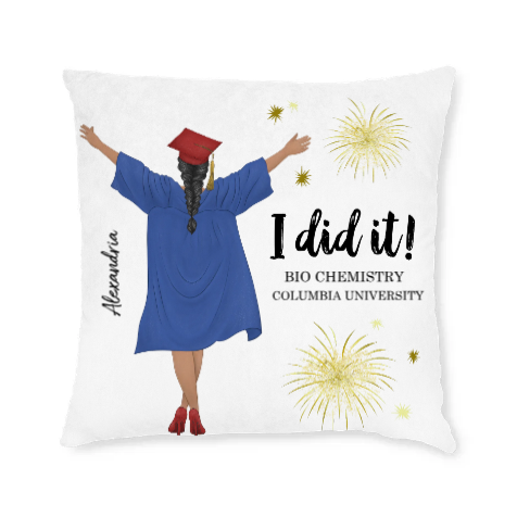 I DID IT! GRADUATION PILLOW