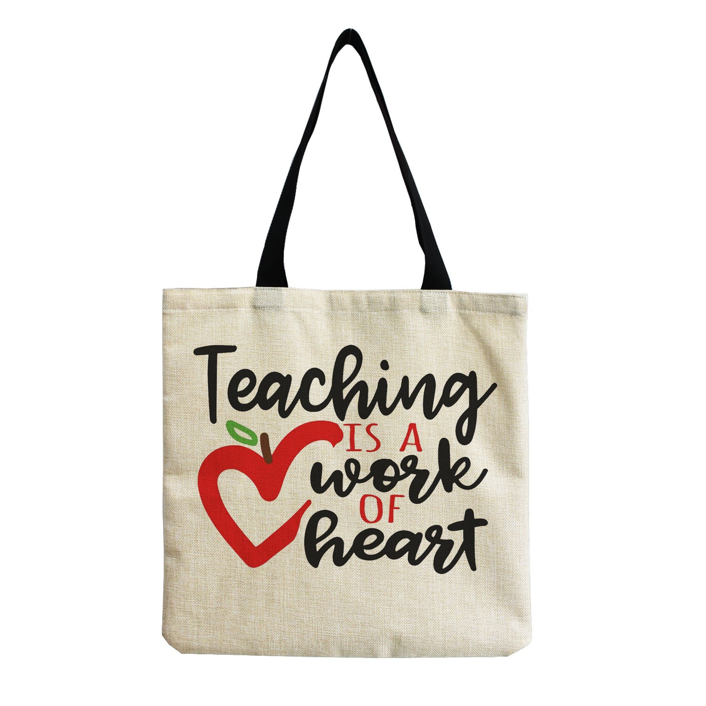 TEACHER'S LINEN TOTE BAGS - TEACHER'S GIFT, CHRISTMAS GIFT, THANK YOU GIFT