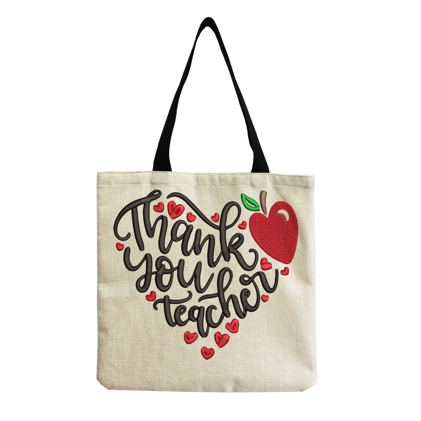 TEACHER'S LINEN TOTE BAGS - TEACHER'S GIFT, CHRISTMAS GIFT, THANK YOU GIFT