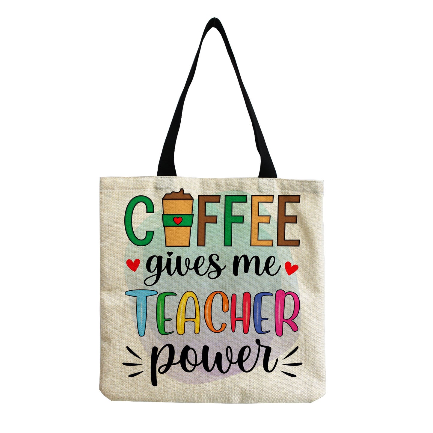 TEACHER'S LINEN TOTE BAGS - TEACHER'S GIFT, CHRISTMAS GIFT, THANK YOU GIFT