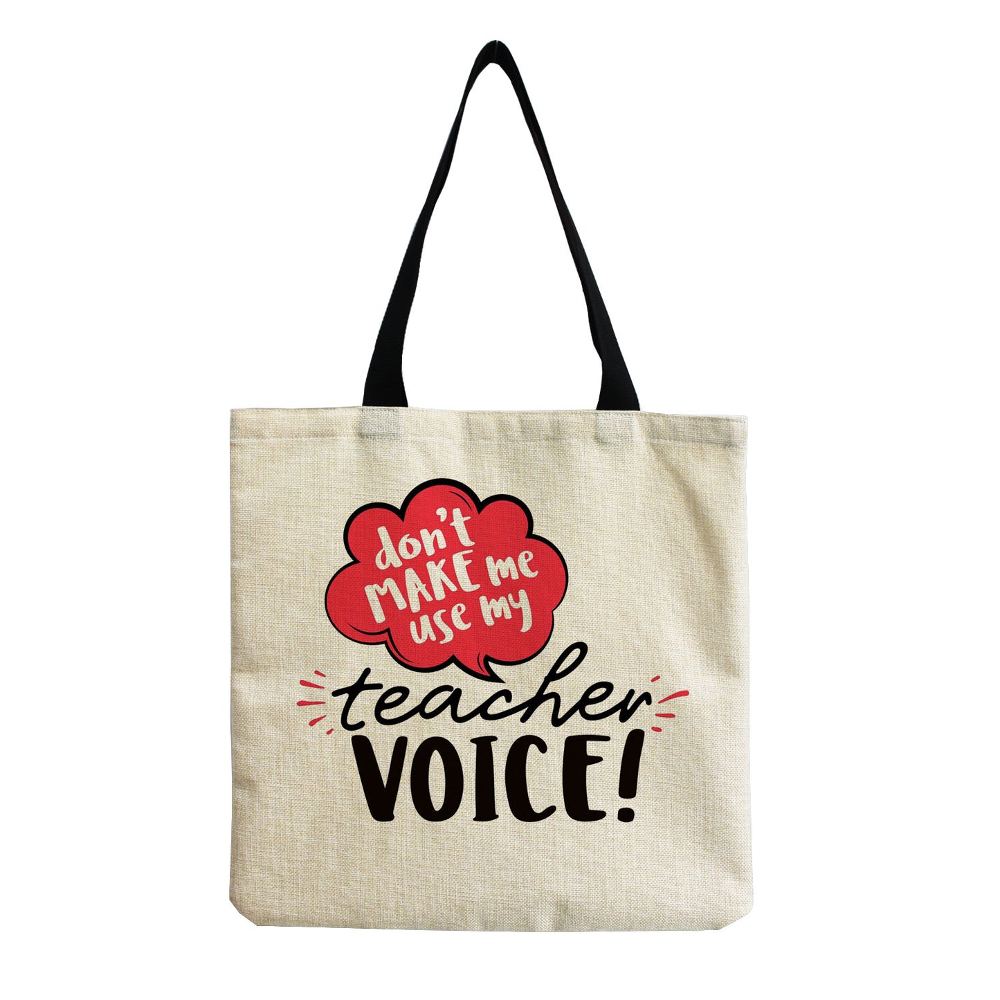 TEACHER'S LINEN TOTE BAGS - TEACHER'S GIFT, CHRISTMAS GIFT, THANK YOU GIFT