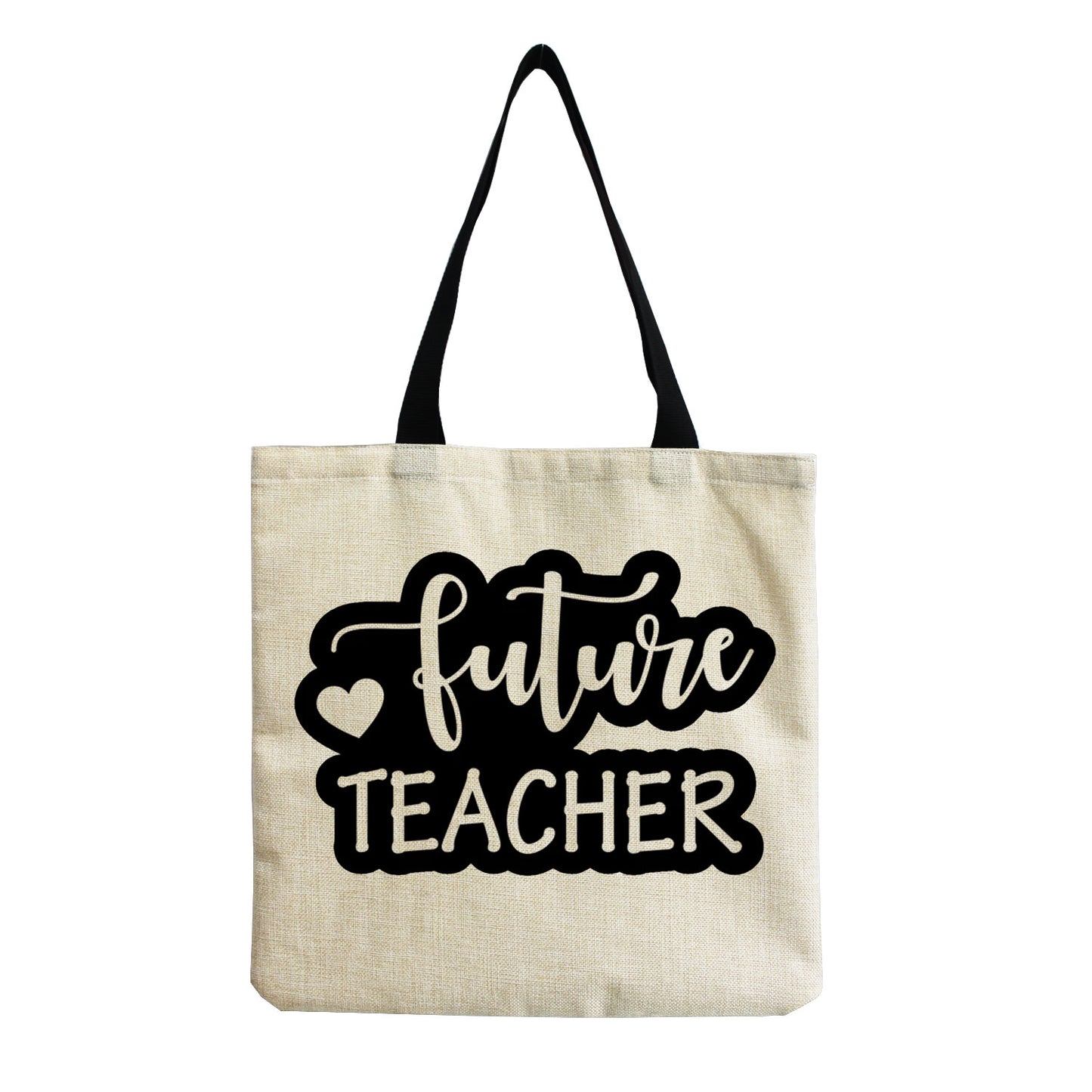 TEACHER'S LINEN TOTE BAGS - TEACHER'S GIFT, CHRISTMAS GIFT, THANK YOU GIFT