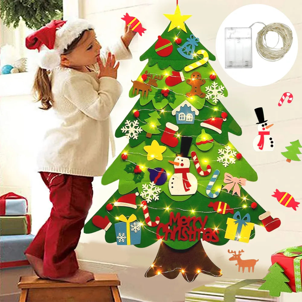 FestiveFelt🎄 - 2023 DIY Christmas Tree Set for Kids