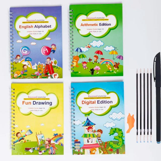 TRACE & LEARN™ MONTESSORI-INSPIRED REUSABLE WORKBOOK SET