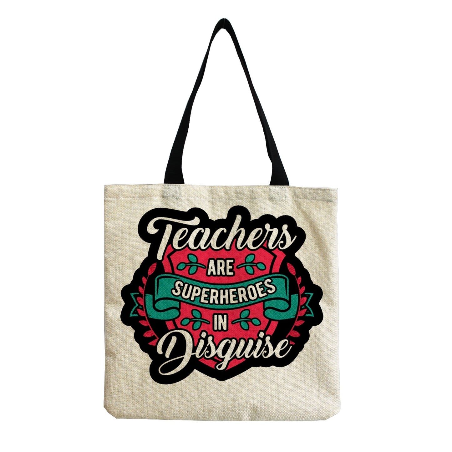 TEACHER'S LINEN TOTE BAGS - TEACHER'S GIFT, CHRISTMAS GIFT, THANK YOU GIFT