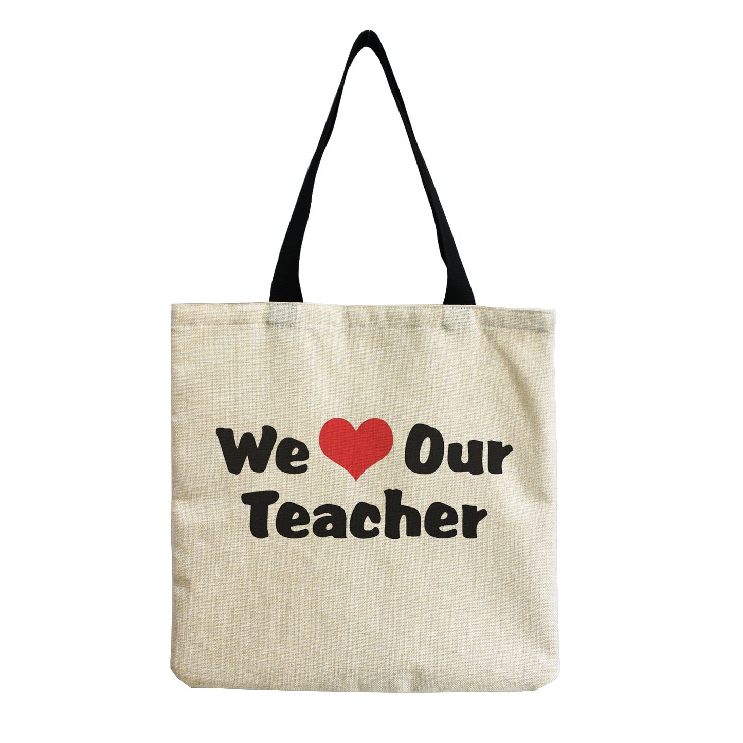 TEACHER'S LINEN TOTE BAGS - TEACHER'S GIFT, CHRISTMAS GIFT, THANK YOU GIFT