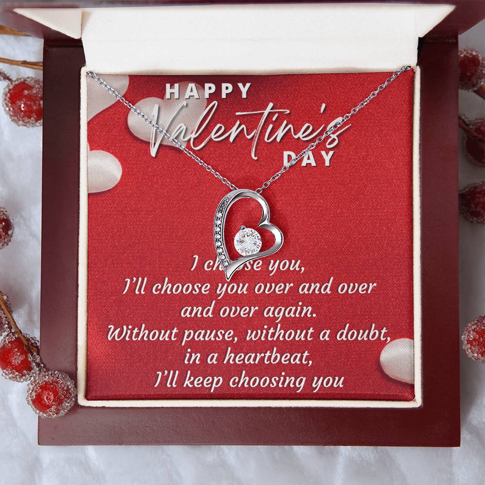 I CHOOSE YOU FOREVER LOVE NECKLACE