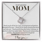 TO MY AMAZING MOM LOVE KNOT NECKLACE, MOTHER'S DAY GIFT, BIRTHDAY, CHRISTMAS GIFT