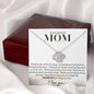 TO MY AMAZING MOM LOVE KNOT NECKLACE, MOTHER'S DAY GIFT, BIRTHDAY, CHRISTMAS GIFT