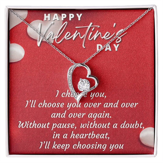 I CHOOSE YOU FOREVER LOVE NECKLACE