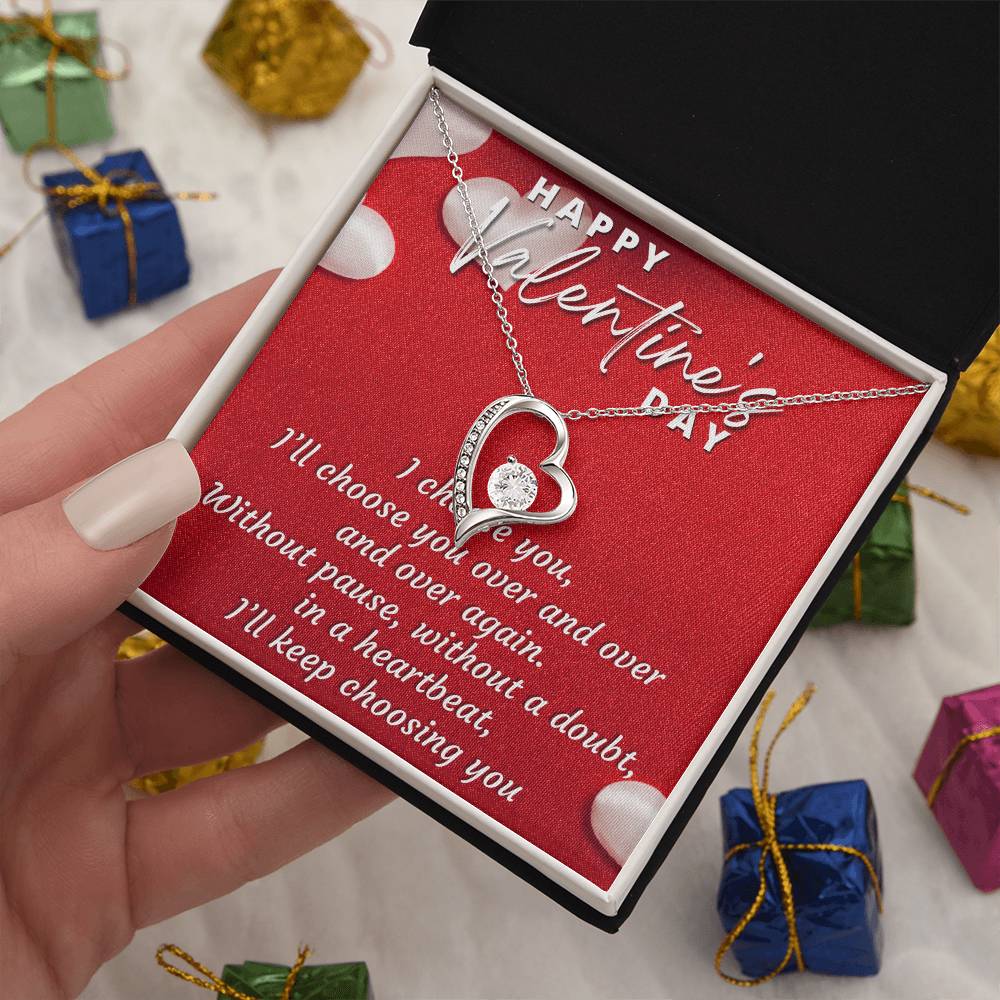 I CHOOSE YOU FOREVER LOVE NECKLACE
